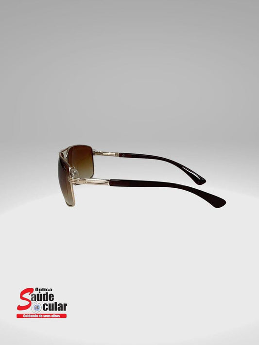 Óculos de Sol Froes - Aviador Dourado Masculino